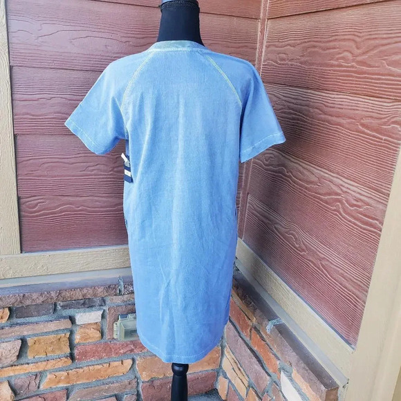 NWT LUCKY BRAND Women's Size Small Blue Sweater T-Shirt Dress - Picture 2 of 14